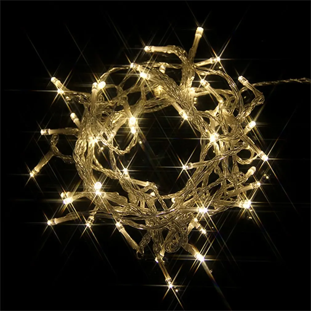 

ICOCO 100 LED Blue Color String Fairy Lights party Christmas Garden Waterproof IP44 Flash Deal Sale for UK Plug