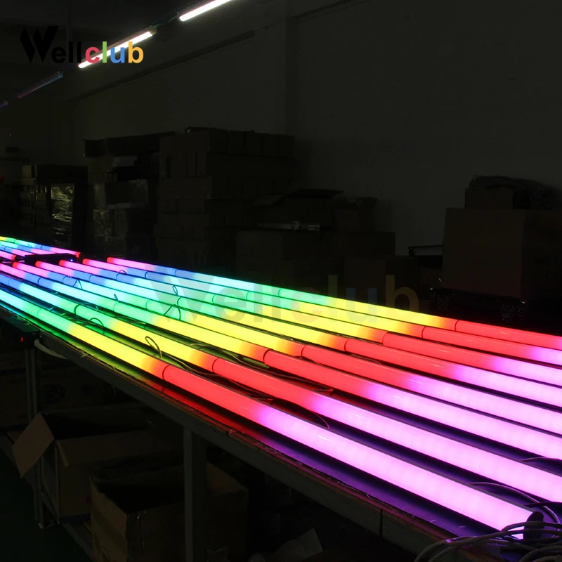 16 шт. с контроллером RGB настенная шайба светодиодная Пиксельная трубка Dmx бар светильник индивидуальное управление пиксельный сценический светильник Dj Бар светильник