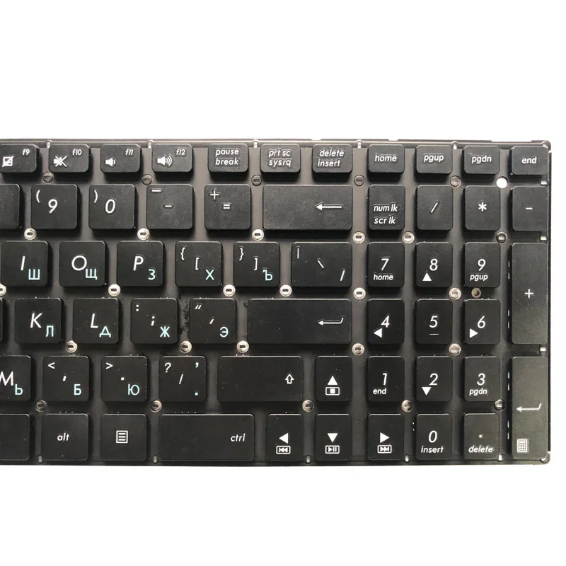 Новая русская RU Клавиатура для ноутбука ASUS X502 X502CA X502C F502 F502C F502CA с коротким кабелем