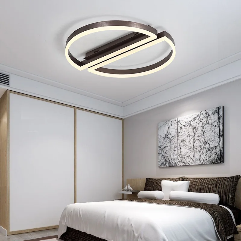 

living room decoration crystal chandeliers ceiling Bedside Aluminum AC85-265V luminaria ceiling light fans