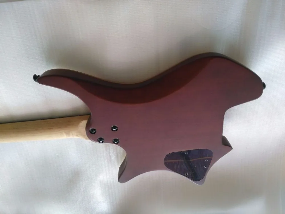 Завод+ Естественная отделка Безголовый Strandberg Boden OS6 корпус электрогитары cutaway Strandberg Boden OS 6 гитара