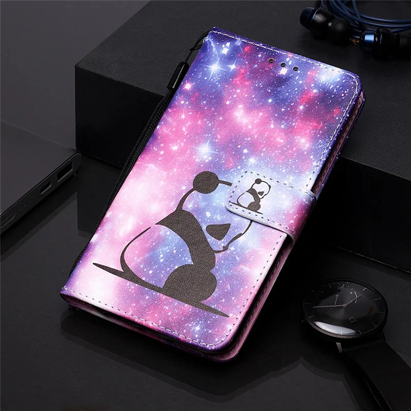 Кожаный флип-чехол для samsung Galaxy A10 A20 A30 A40 A50 A70 A80 A20e A10s A30s A50s A20s чехол для телефона чехол-бумажник с рисунком и крышка