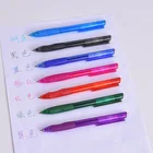 8 цветных стираемых ручек Magic Large Ink Refills 8 цветов выдвижные стержни для ручек 0,7 мм наконечник для школы письменный инструмент Поставщик канцелярских принадлежностей
