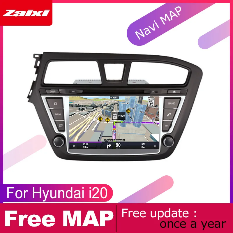 ZaiXi для Hyundai i20 Elite 2014 ~ 2019 LHD Автомобильный Android мультимедийная система 2 DIN Авто DVD