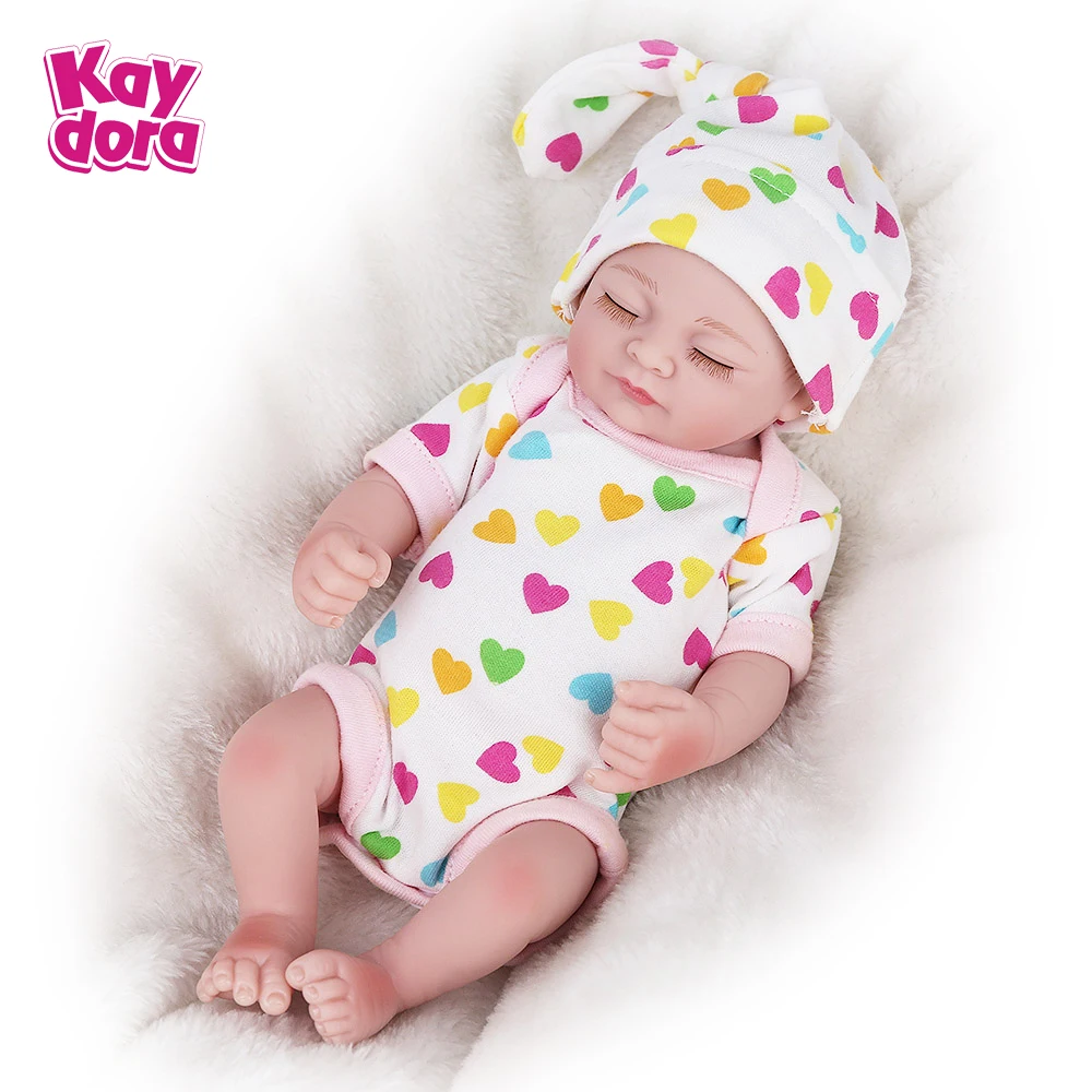 Кукла KAYDORA 10 дюймов 25 см полностью силиконовая для новорожденных Новое