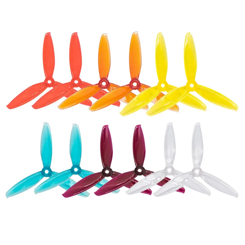 2 пары Gemfan windancer 3028/4032/5042/5043 3-лопастной Пропеллер Совместимость 5 мм/1,5mm монтажное отверстие для Радиоуправляемый Дрон Мультикоптер