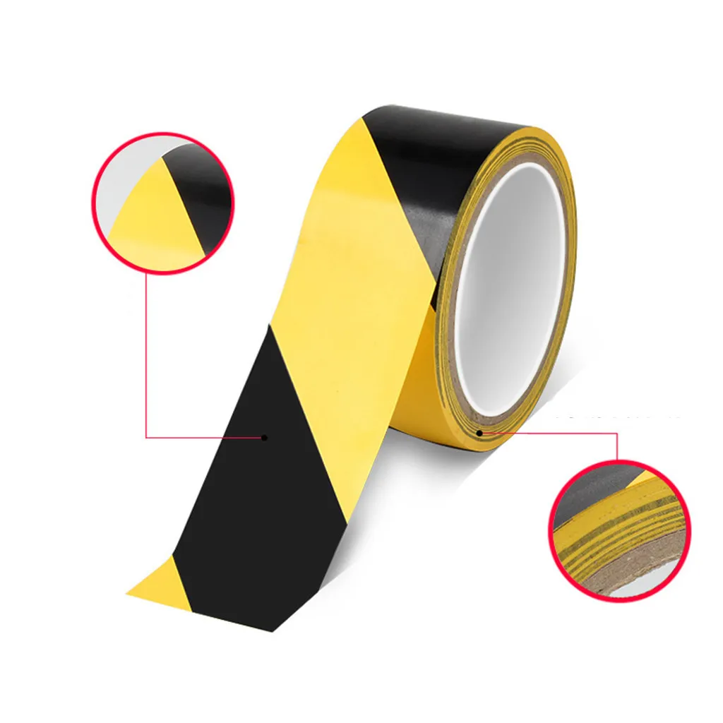 Пвх опасности напомнить рулоны самоклеющиеся пол Склад безопасности 48 мм x 33 м |
