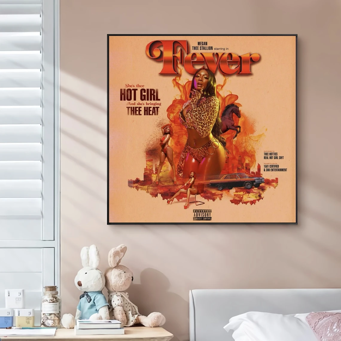 

Меган Тори, музыкальный альбом, Обложка, плакат на холсте, хип-хоп, рэпер, поп-музыка, знаменитости, настенная живопись, художественное украшение