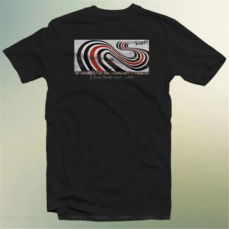 Футболка из хлопка с коротким рукавом Эллиотт Смит американская индийская