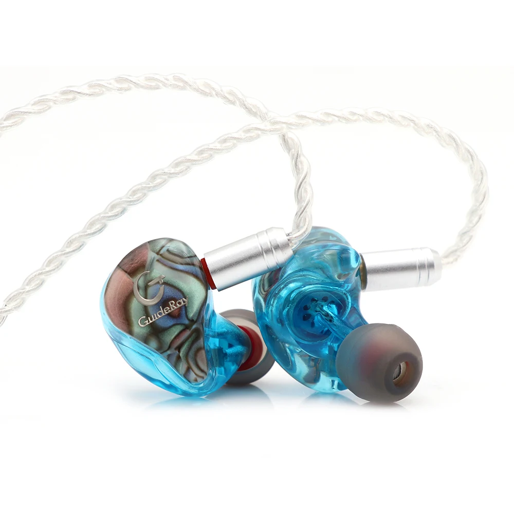 GuideRay GR я серии DD + BA Hybrid HiFi наушники вкладыши с 0 78 мм кабель i18 /GR i58/GR i68|Наушники и