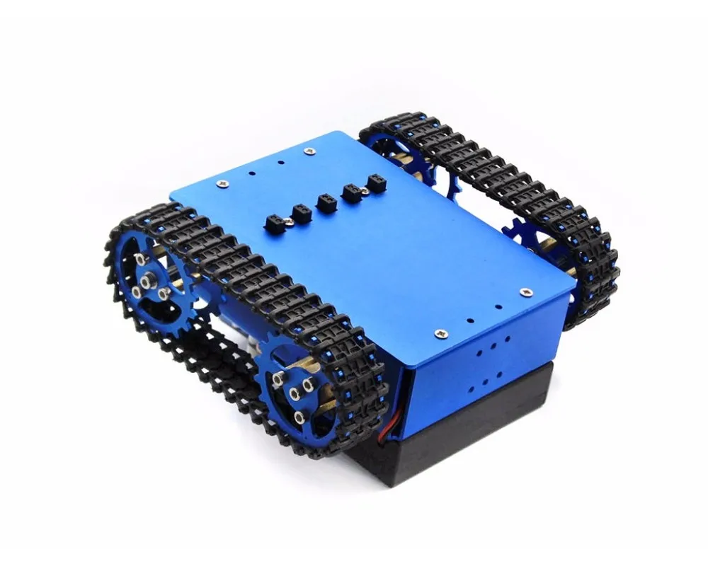 KitiBot-MG-T (EN) Starter Robot Building Kit with Mega2560 Controller Board for Kids Graphical Programming Tracked Version | Электронные