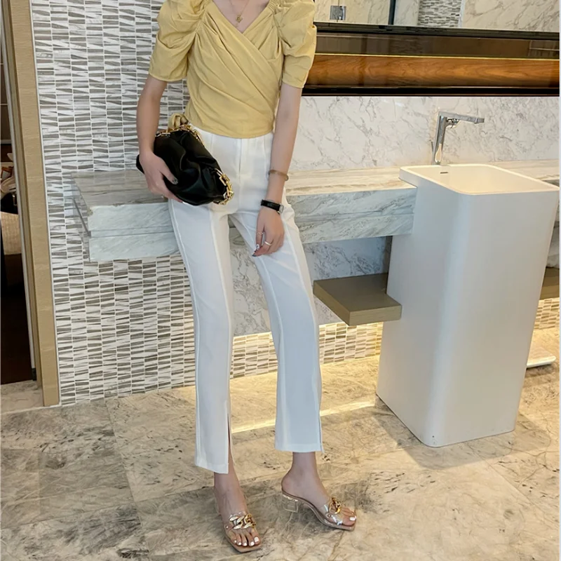 

Square toe simple transparent sandals women summer new style with metal buckle transparent heel sandals slippers women's shoes