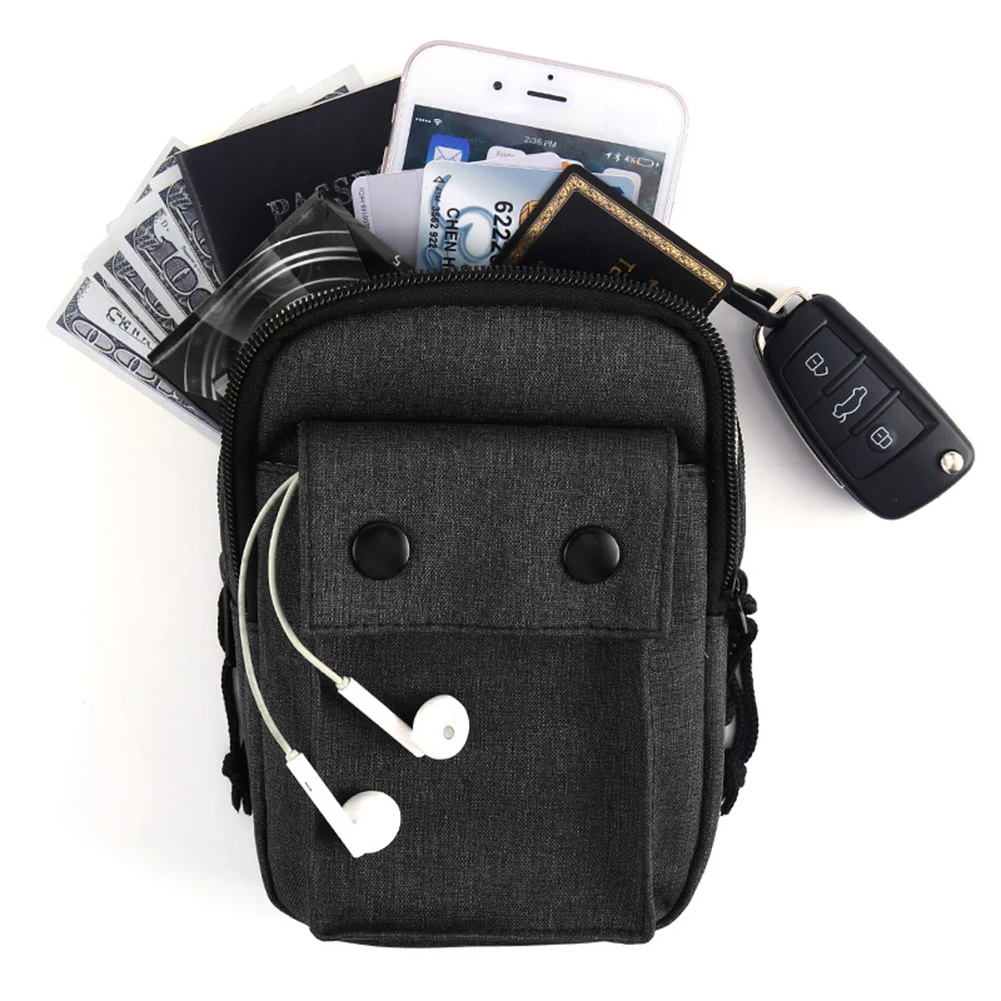 

Portable Storage Unisex Hanging Neck Mobile Phone Bag Multi-function Coin Wallet