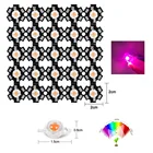 3 Вт полный спектр led grow chip с PCB star , led grow lights, широкий спектр 380nm-840nm светодиод для комнатных растений