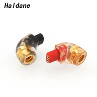 haldane pair gold plated headphone plug for im01 im02 im03 im04 im50 im70 male to mmcx 0 78mm female converter adapter