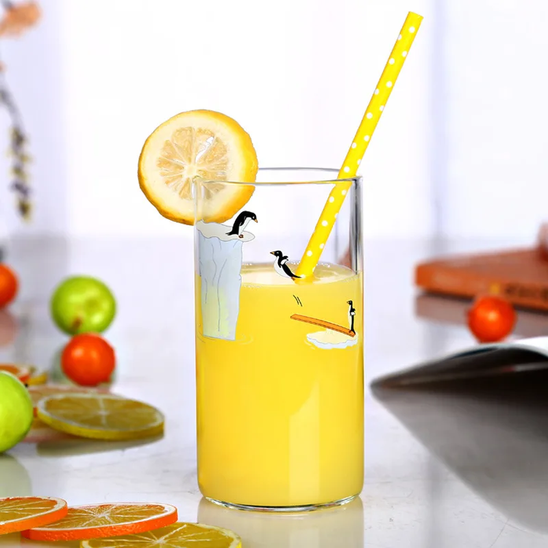 Стеклянная чашка разноцветные стеклянные банки Набор стеклянной посуды