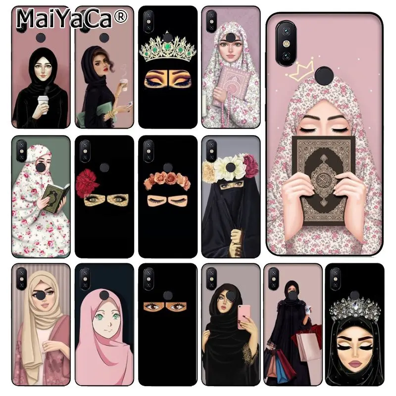 MaiYaCa исламский мусульманский Hijabi Женский мягкий чехол из ТПУ для телефона xiaomi mi 6 8