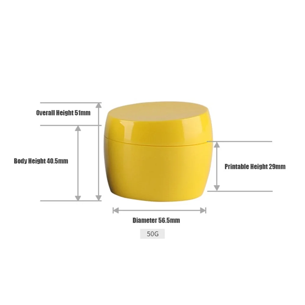 10 шт пластиковые пустые косметические контейнеры белый крем горшок макияж