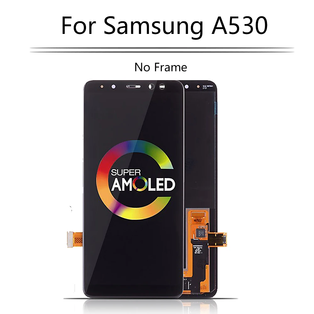 

5.6" Super AMOLED LCD For SAMSUNG Galaxy A8 2018 A530 SM-A8 A530F A530N A530D LCD Touch Screen Digitizer Display Assemble