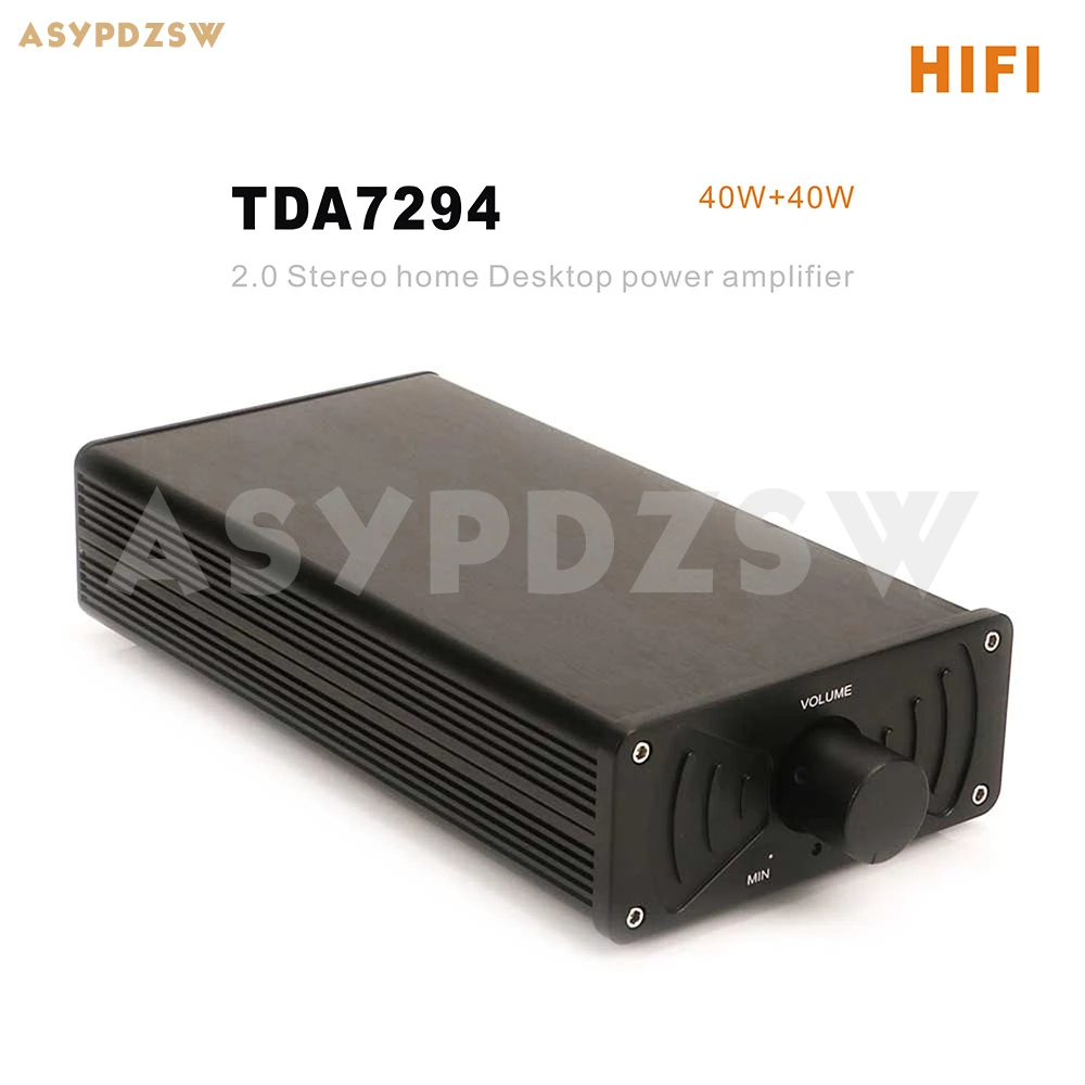 Классический Настольный усилитель мощности HIFI TDA7294 2 0 40 Вт + Вт|Усилители