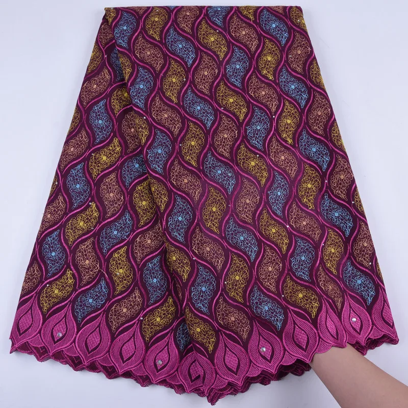 Африканская кружевная ткань красивая швейцарская хлопковая мягкая Французская