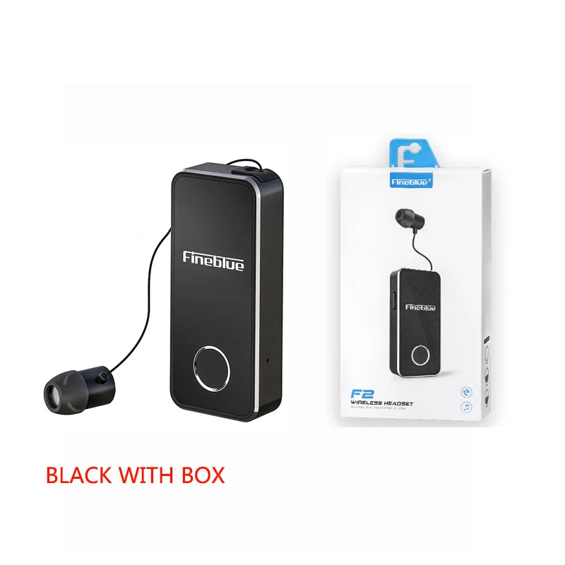 F2BLACKgift Fineblue F2 Bluetooth Спортивная гарнитура в ухо беспроводные наушники наушник мини наушники 6 H время разговора для смартфона - Цвет: F2BLACKgift