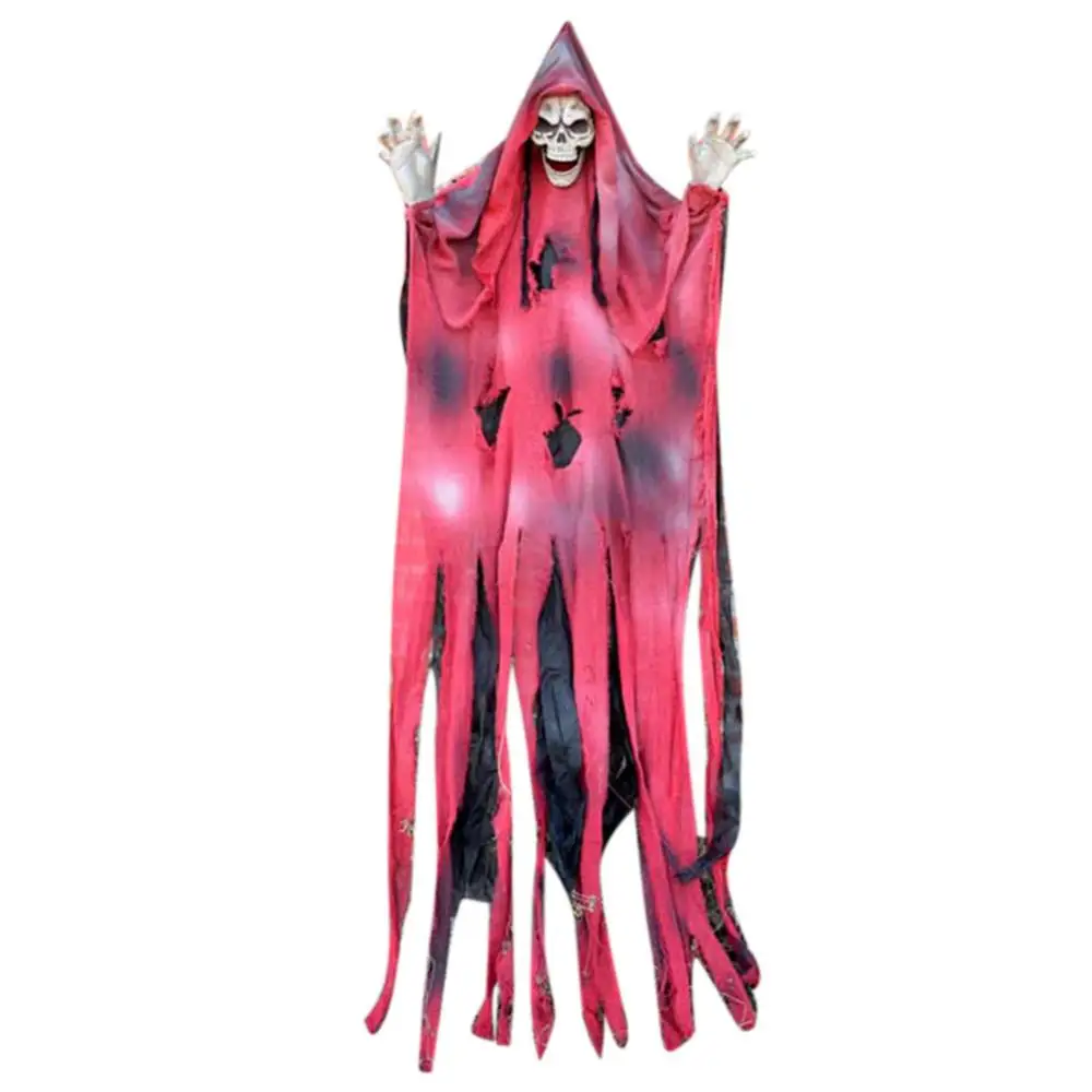 

Haunted House Hanging Ghost Skull Head Pendant Halloween Decoration Party Props