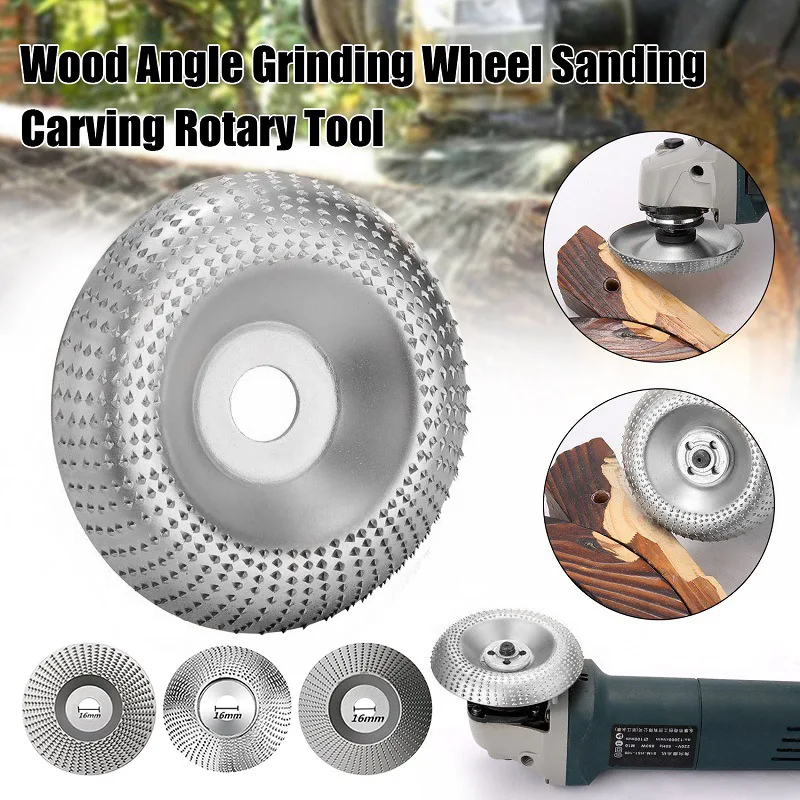 

✅16/22MM Bore Woodworking Grinding Wheel Rotary Disc Sanding Wood Carving Tool Abrasive Disc Tools For Angle Grinder
