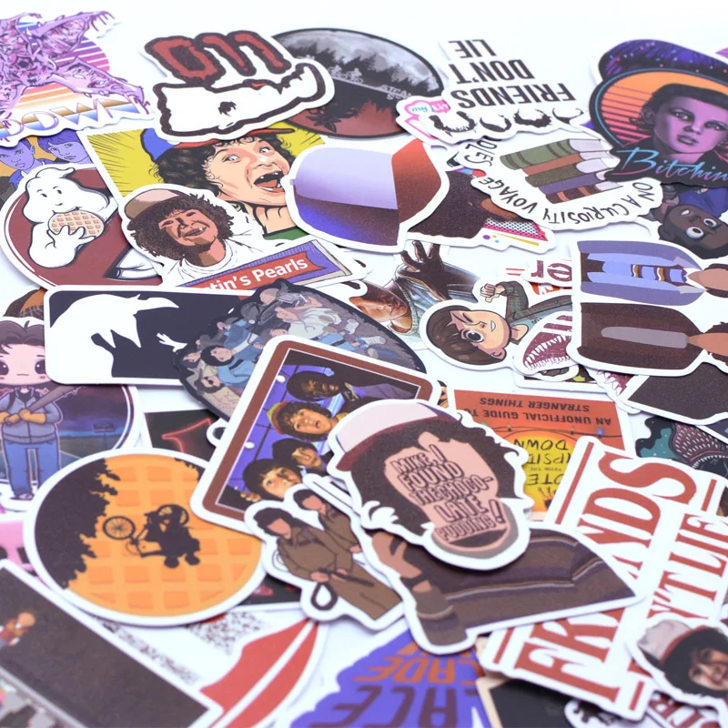 100 шт. наклейки Stranger Things Pack. Наклейка для детей мальчиков ноутбука телефона