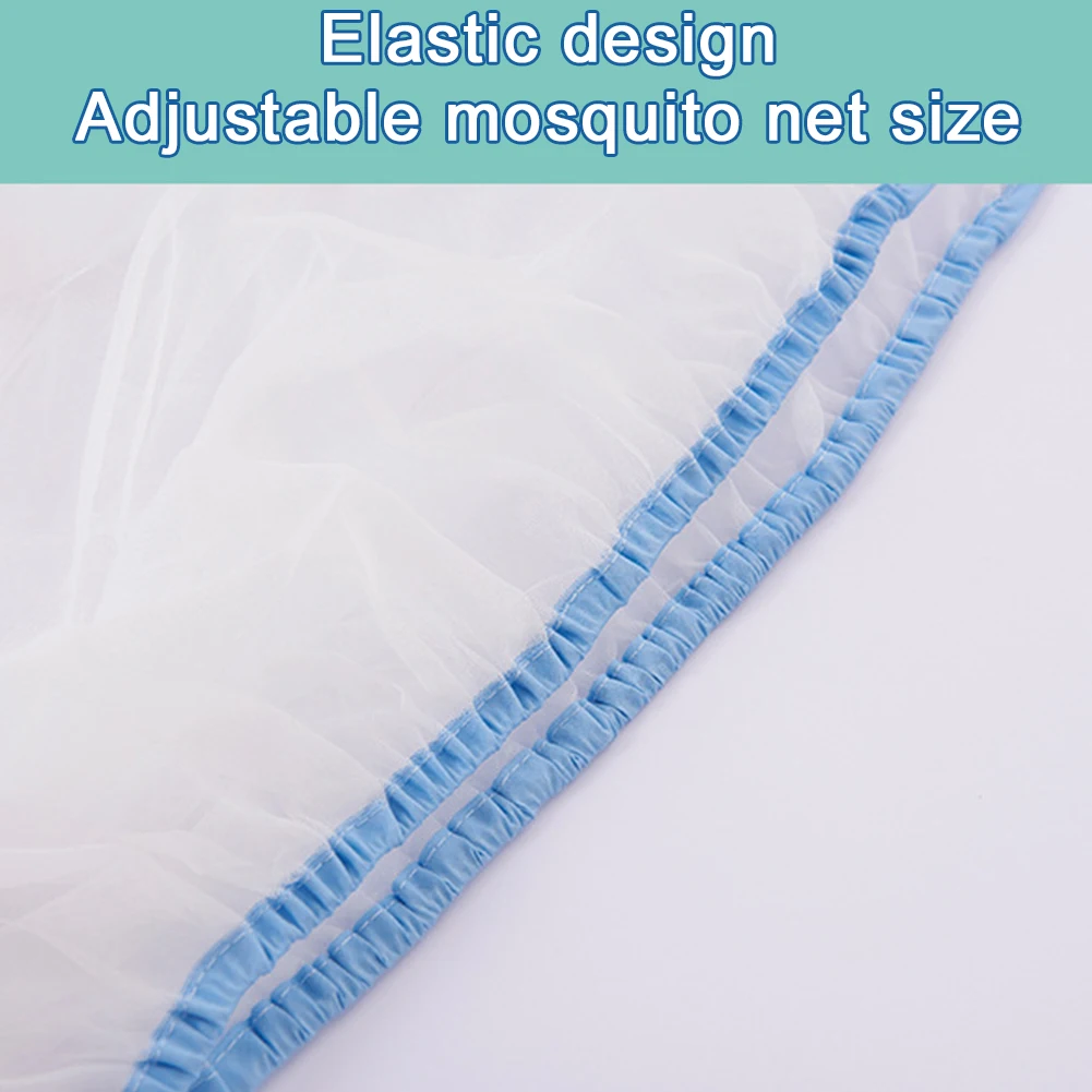 68x48cm Accessories Baby Crib Mosquito Net Multifunction Living Room Bedding Home Decor Summer Travel Sleeping Portable Folding images - 6