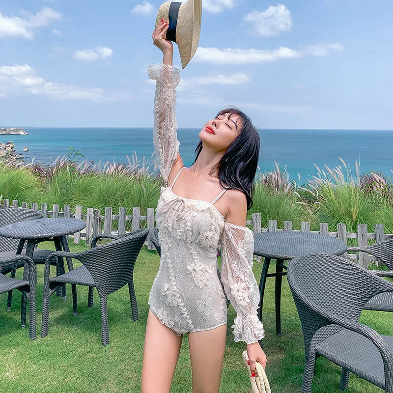 Купальник для женщин 2020 один комплект купальники девушек корейское бикини