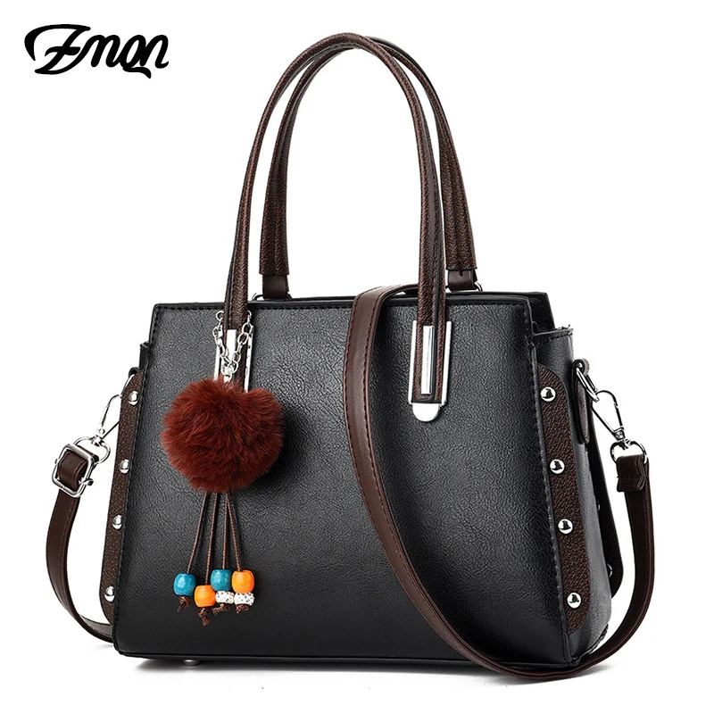 ZMQN женская кожаная сумка женские роскошные сумки дизайнерская черная однотонная