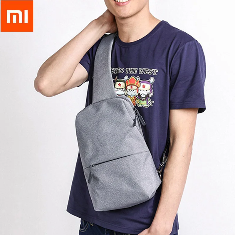 Оригинальный рюкзак Xiaomi Сумка городской на одном ремне для отдыха мужчин и