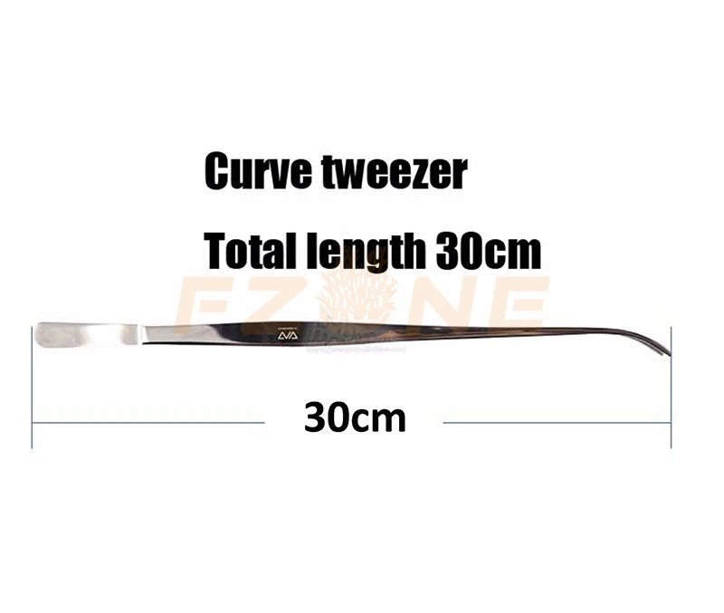 VIV водные пинцеты из нержавеющей стали прямые кривые никогда не ржавеют такое же