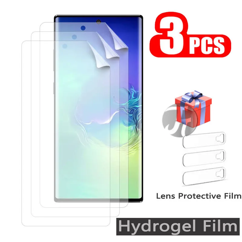 Мягкая Гидрогелевая пленка с полным покрытием для Samsung Galaxy Note 8 9 S8 S9 3 шт.