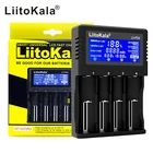 Зарядное устройство LiitoKala для аккумуляторов 18650, литиевых, NiMH аккумуляторов 26650, 21700, 18350, 14500, AA, AAA, 3,7 в1,2 в, зарядное устройство с ЖК-дисплеем, USB-тестирование