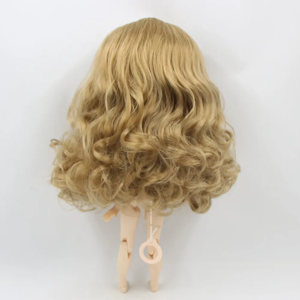 Ледяной DBS Blyth кукольные 1/6 bjd с улыбкой круглым носком вьющиеся волосы из белой
