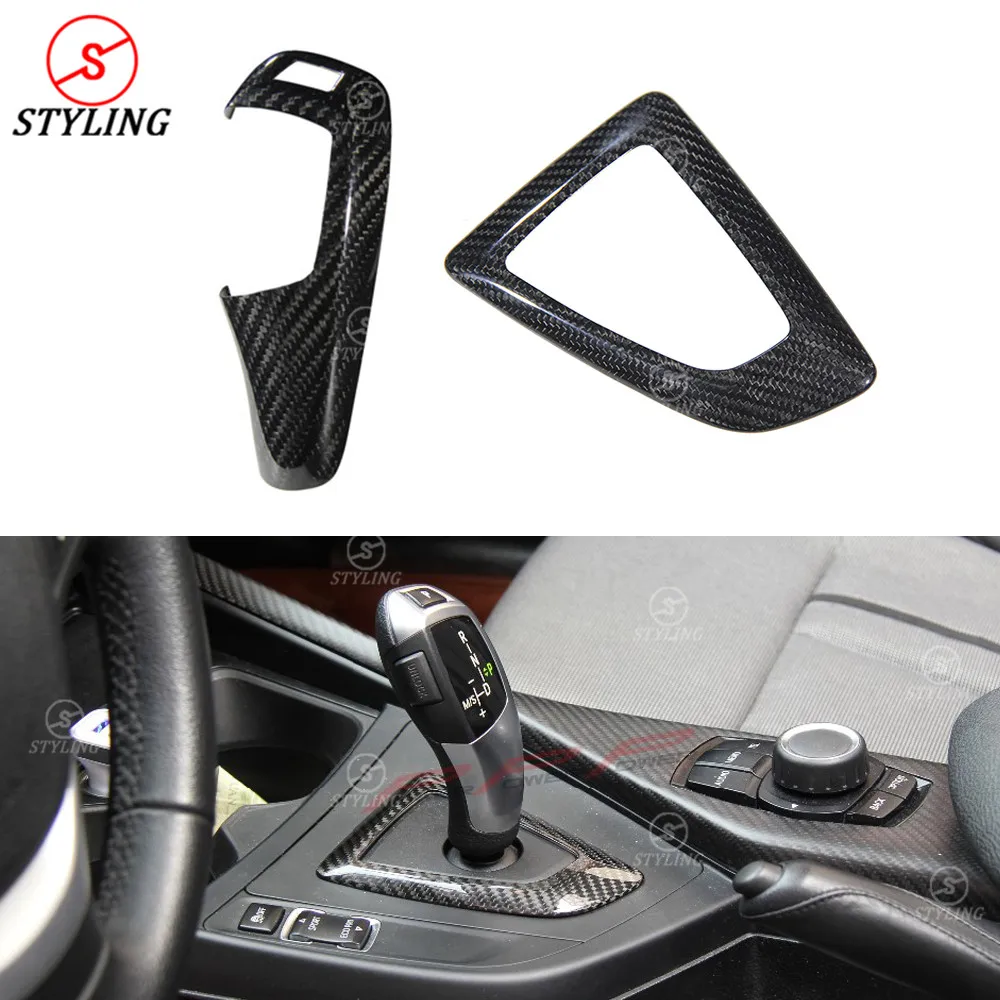 F30 F36 углеродный чехол для рычага переключения передач BMW F20 F21 F32 F22 F10 F12 F25 F26 F01