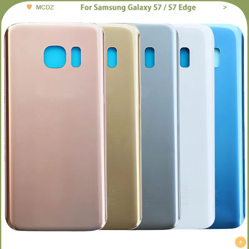 10 шт. OEM S7 крышка аккумулятора для Samsung Galaxy G930F / Edge G935F задняя двери Задняя