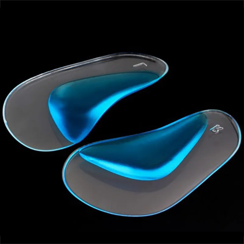 

A Pair Silicone Gel Children Orthotics Insoles for Kids Adult Flatfoot Orthopedic Corrector Arch Support Cushion Shoes Pads Sole