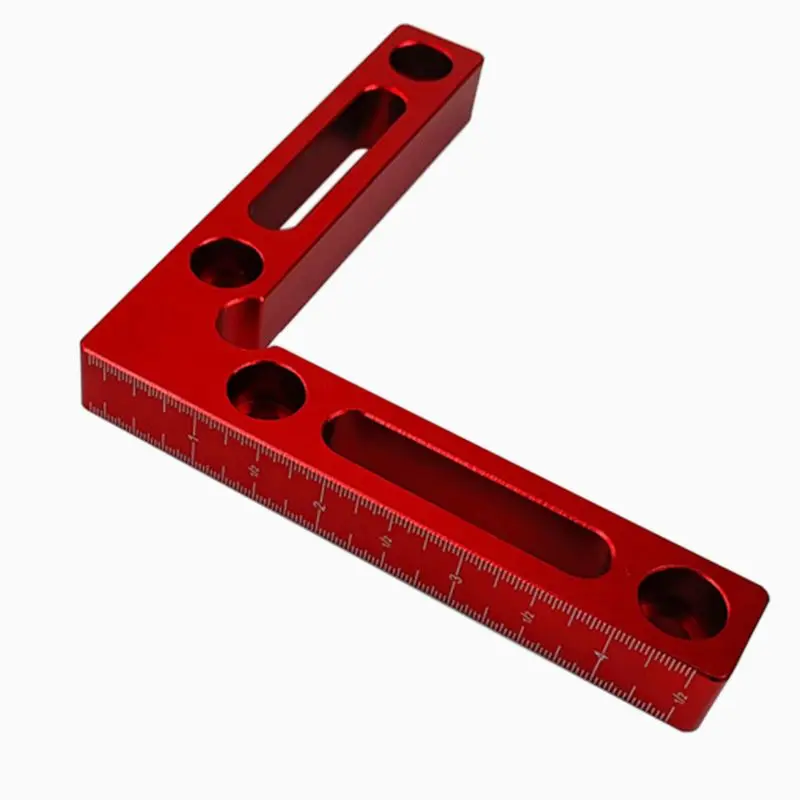 

L-Shaped Fixture Auxiliary Jig Square Right Angle Protractor Corrosion-resistant Clip Carpenter Woodworking Home Tool