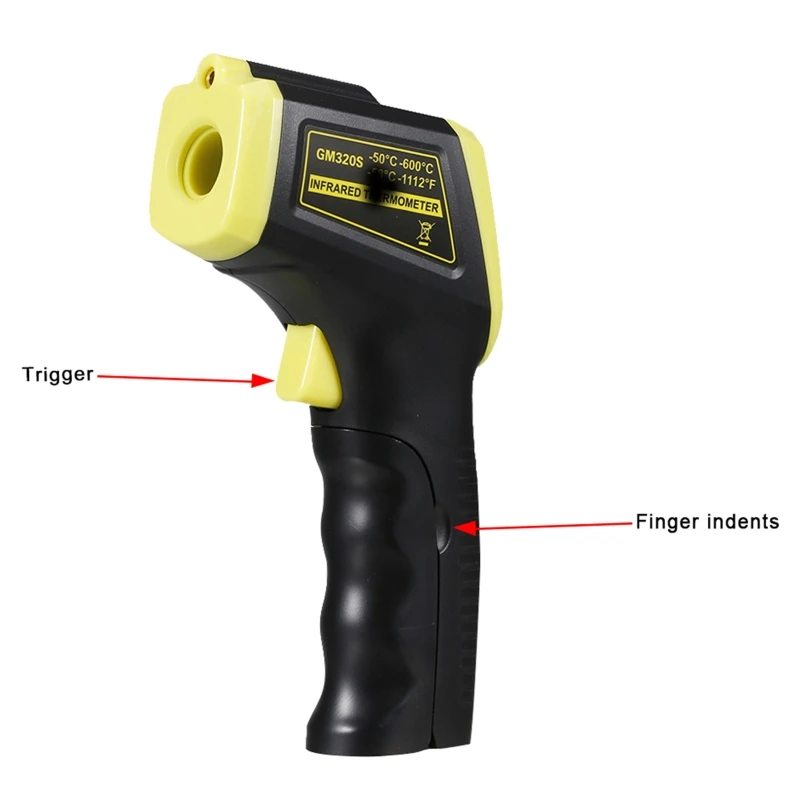 GM320S Бесконтактный промышленный инфракрасный термометр ИК высокотемпературный