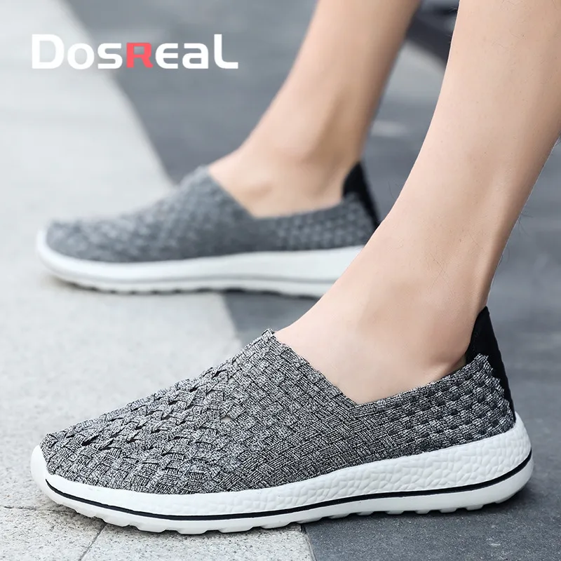 Dosreal женские тканые туфли без каблуков Балетки на плоской подошве весенние