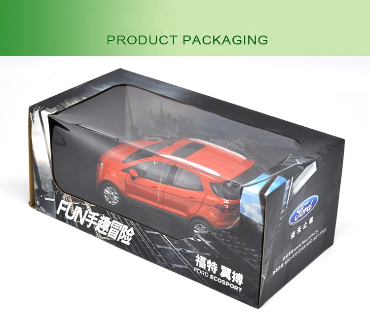1:18 Высокая тщательная FORD ECOSPORT SUV сплав модель автомобиля статические металлические модельные автомобили с оригинальной коробкой