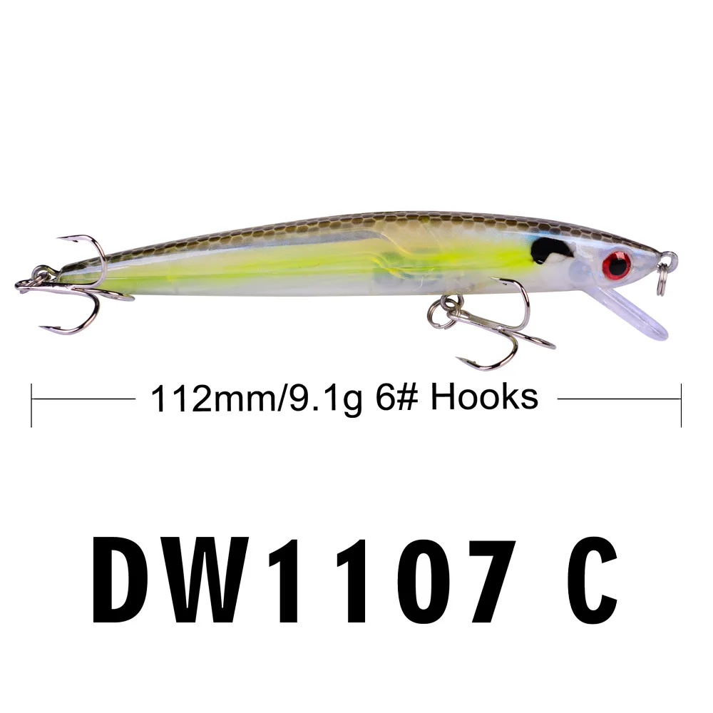 112 мм 9 1 г приманки для рыбной ловли искусственная металлическая жесткая приманка