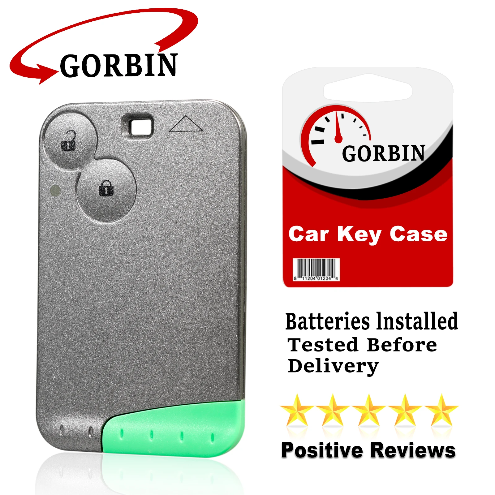 

GORBIN 2 Buttons Replacement Car Rmeote Key Shell Case for Renault Laguna Espace Vel-Satis New Car Key Cover