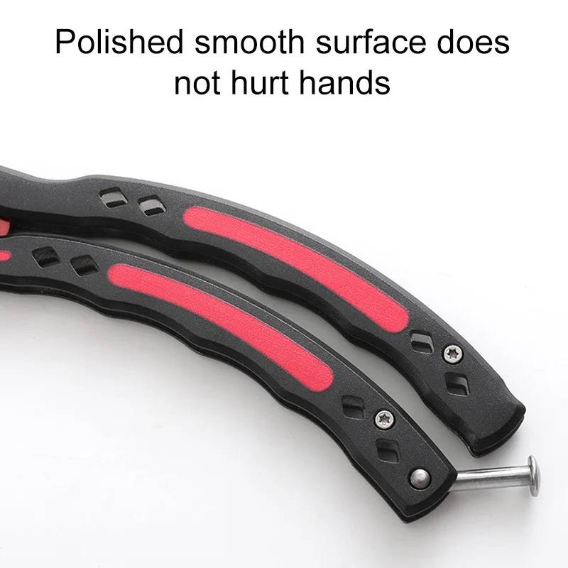 Тренировочный нож-бабочка CS GO складной Клинок для тренировок балисонг игра Counter