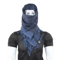 new black military winter shemagh tactical scarf 100 cotton keffiyeh scarf wrap outdoor hiking hunting windproof sacrves