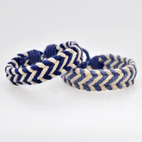 5pcsfashion new style cotton and linen color bracelet cotton bracelet european and american trend bracelet wholesale jewelry