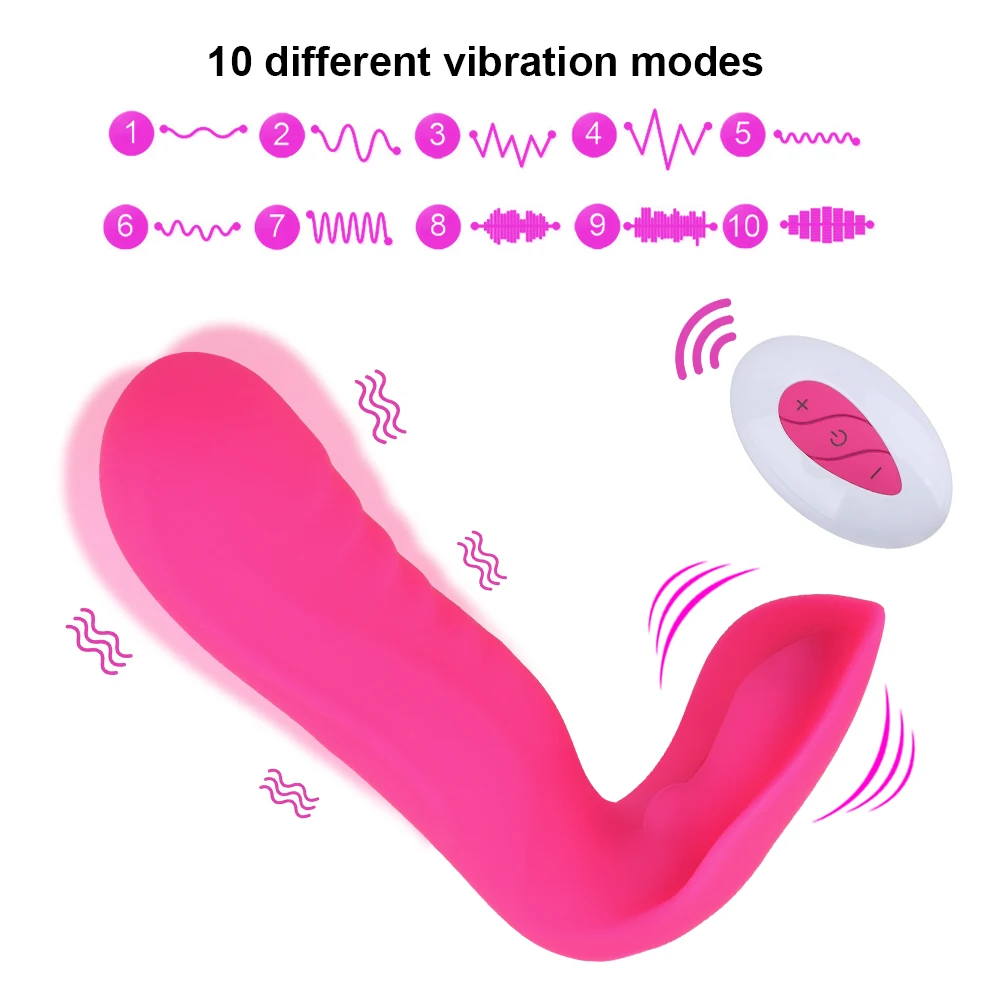 IKOKY Panties Lay On Dildo Vibrator 10 Speed G-spot Massager Heating Clit Stimulator Wearable Sex Toys for Women | Красота и здоровье